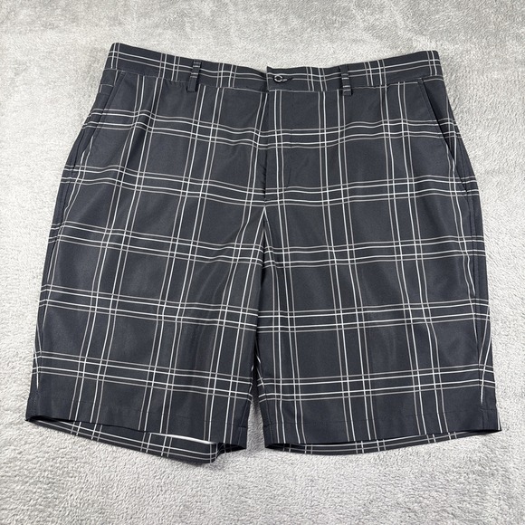 dunning Other - Dunning Golf Shorts Black Gray Plaid Fit Woven Performance Men's Size 40